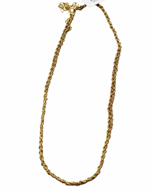 gabriella braid chain necklace