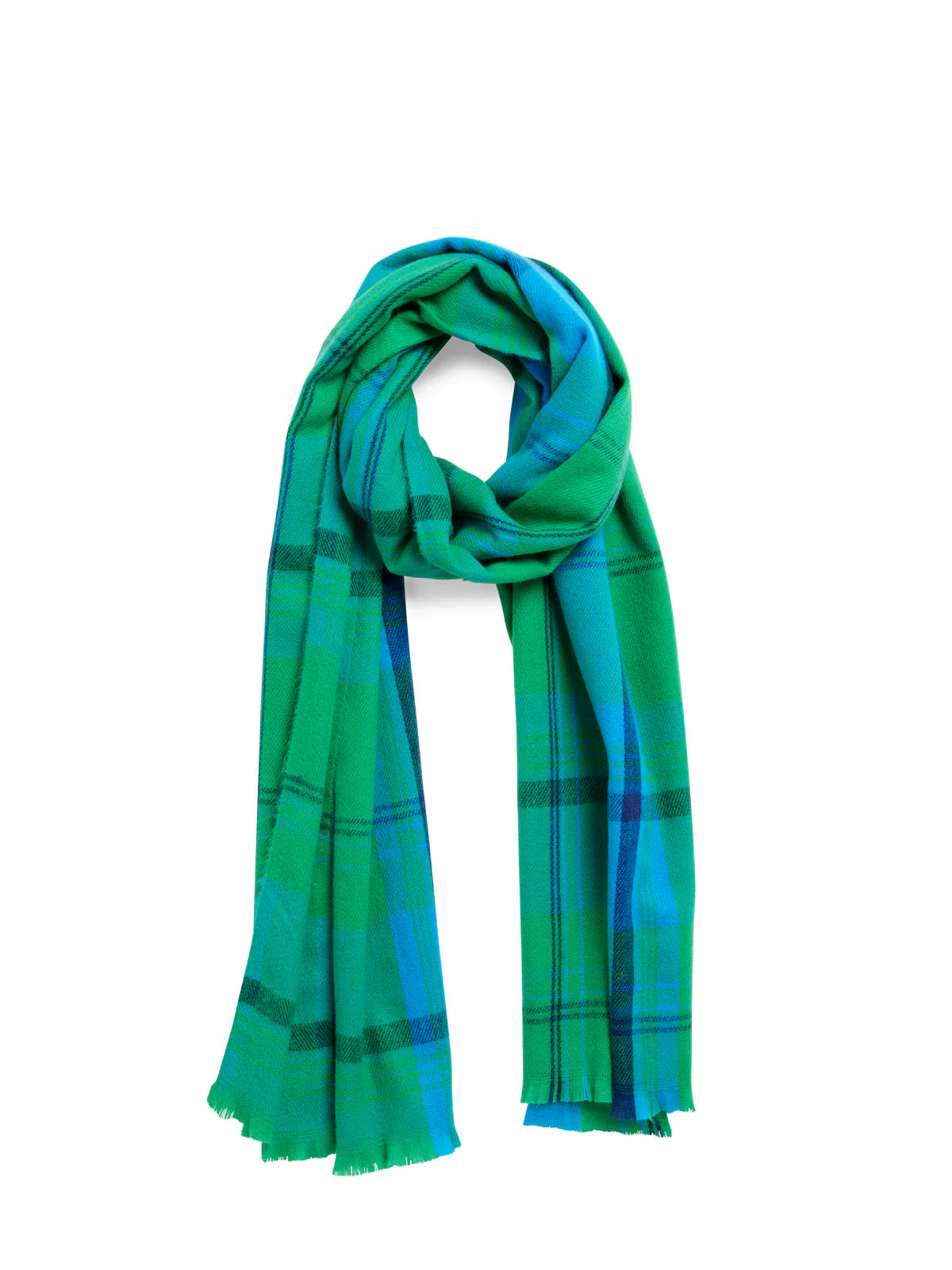 scarf green multi