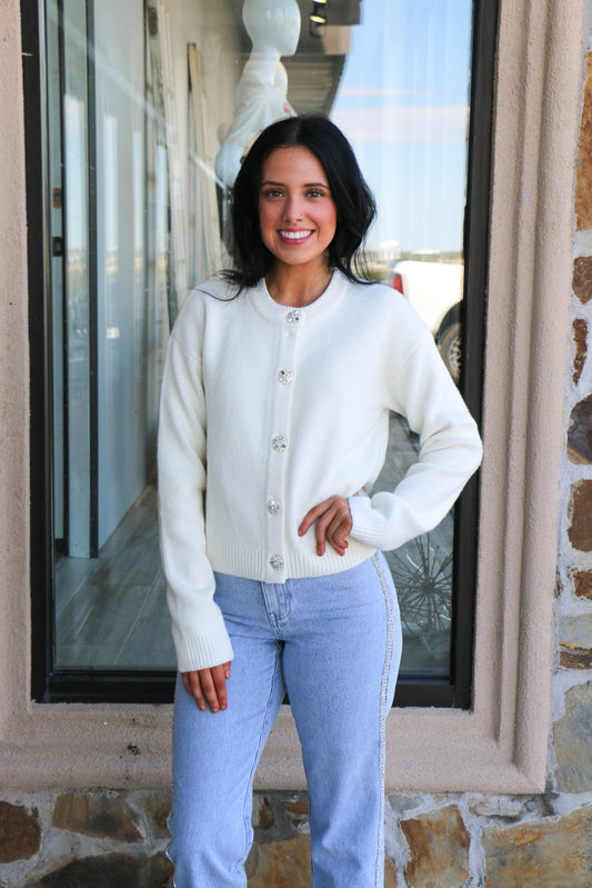 Maggie Cardigan Marzipan Knit