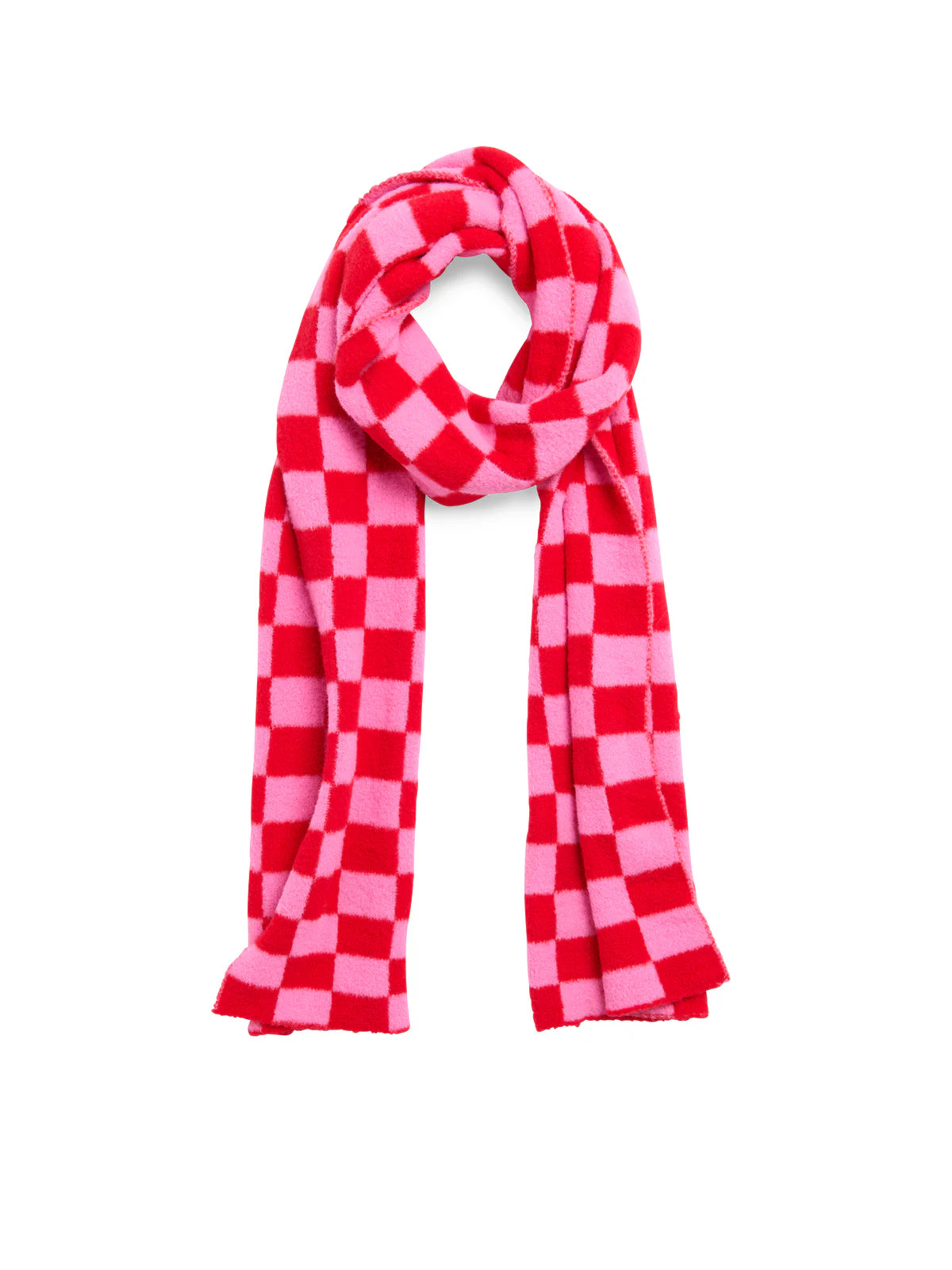 Tanner checkered print scarf
