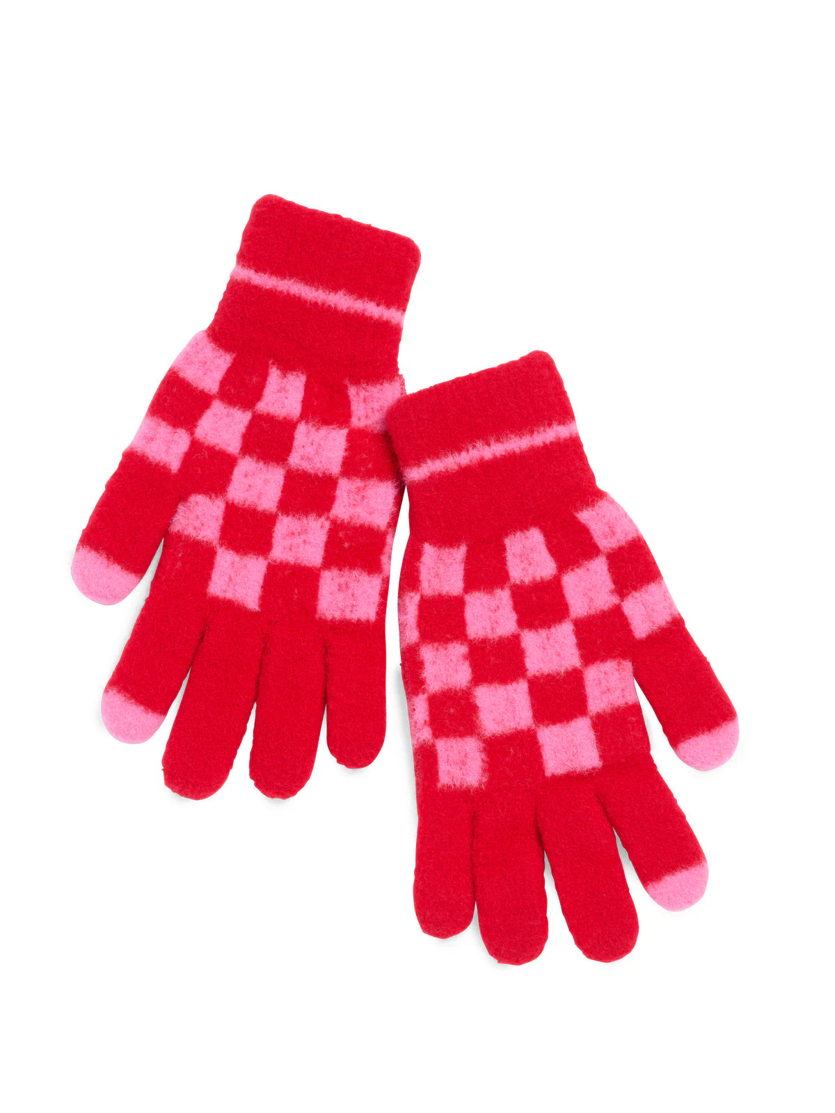 Tanner checkered print gloves