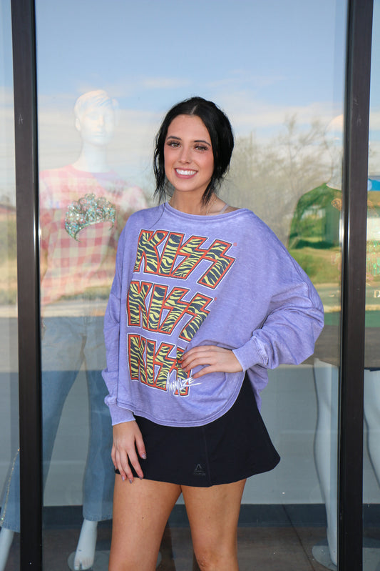 930 KISS ONE SIZE FLEECE 3547  BLGRN one size