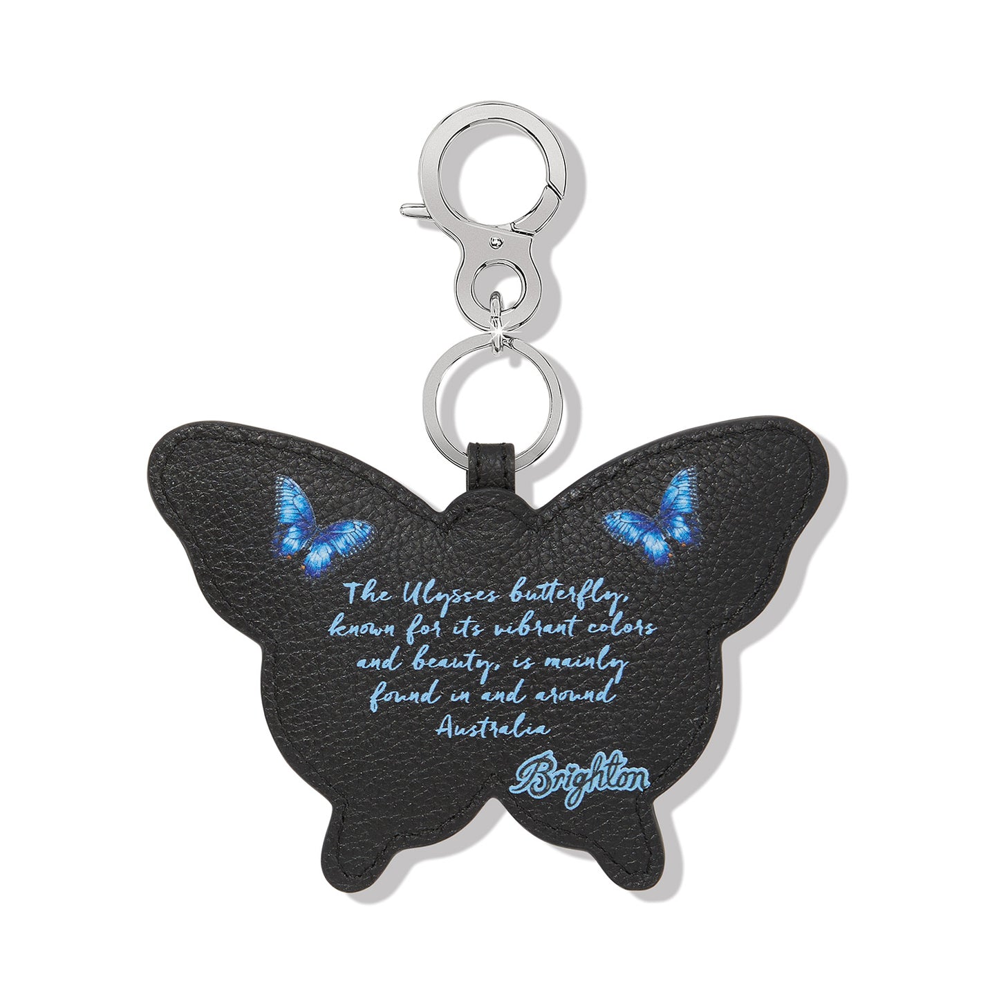 Gold sydney butterfly blue fob