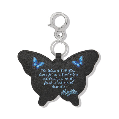 Gold sydney butterfly blue fob