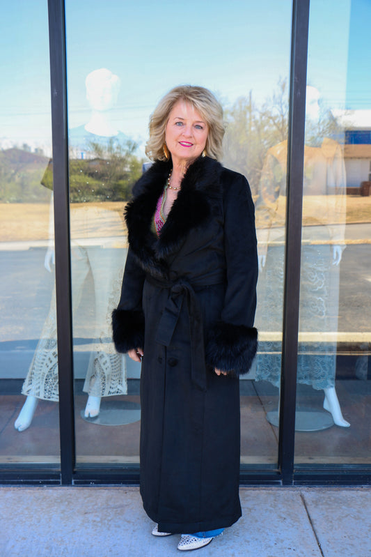 faux fur coat