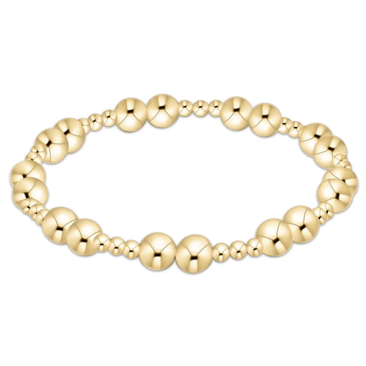 Together gold 6mm bracelet