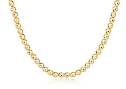 15" CHOKER CLASSIC GOLD NECKLACE