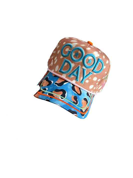 Blue Spotted Good Day Hat