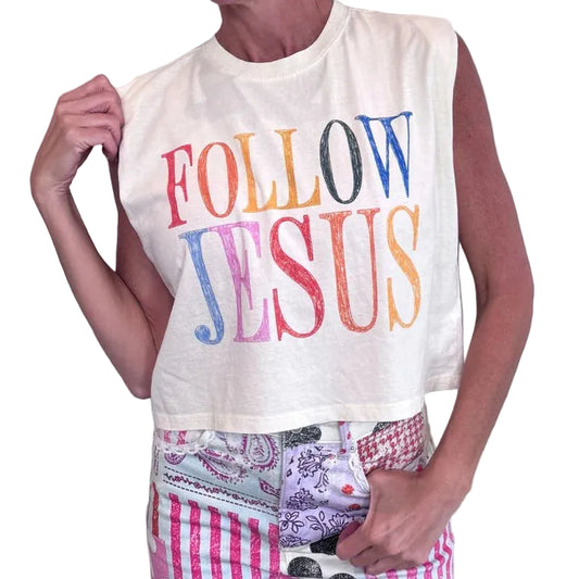 Follow Jesus Sketch Tank