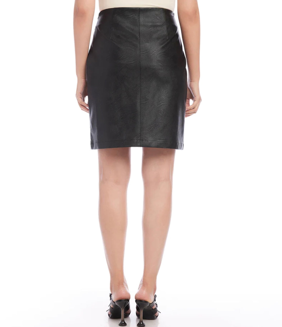 Vegan Leather Skirt