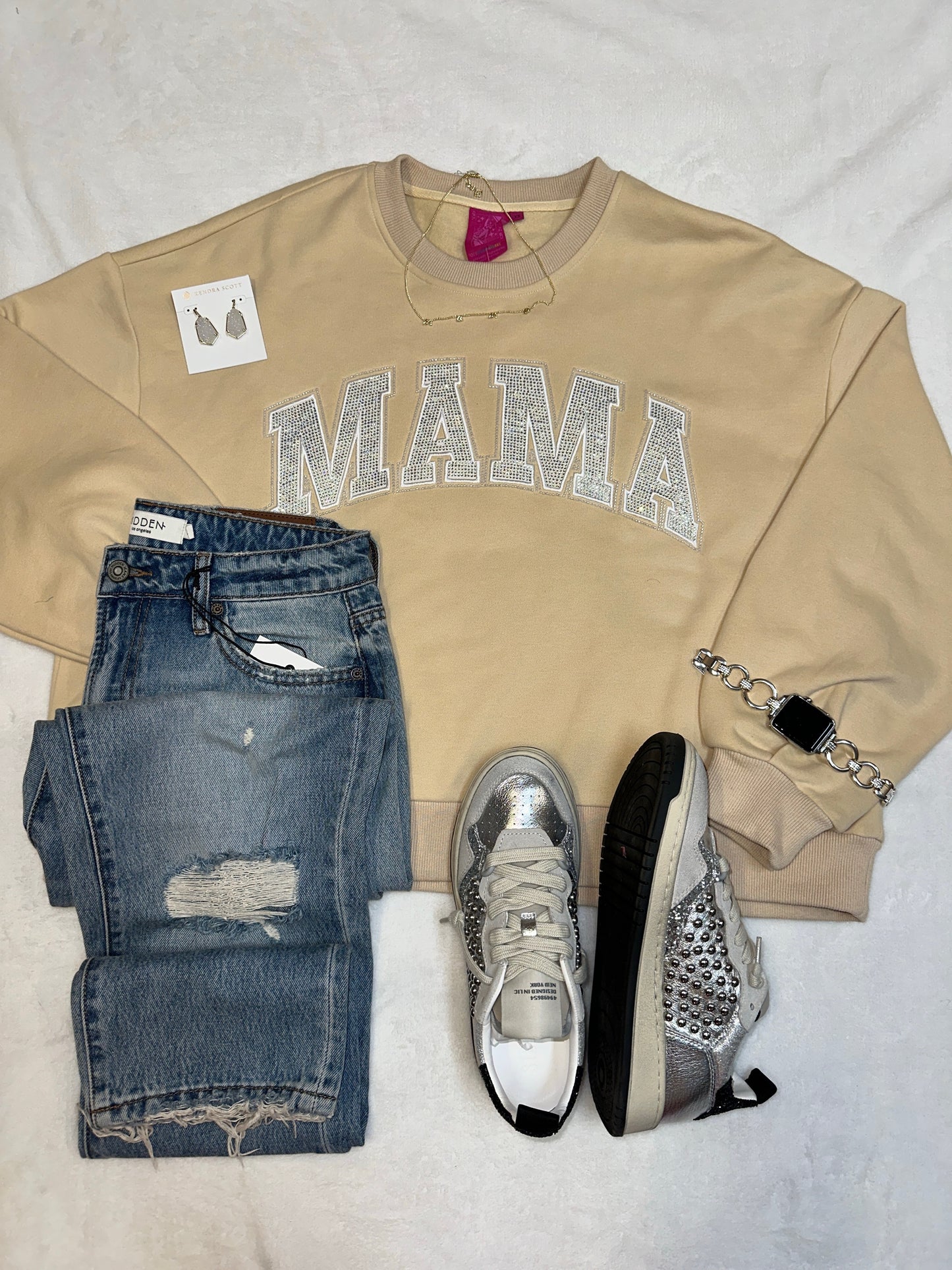 Beige 'Mama' Sweatshirt