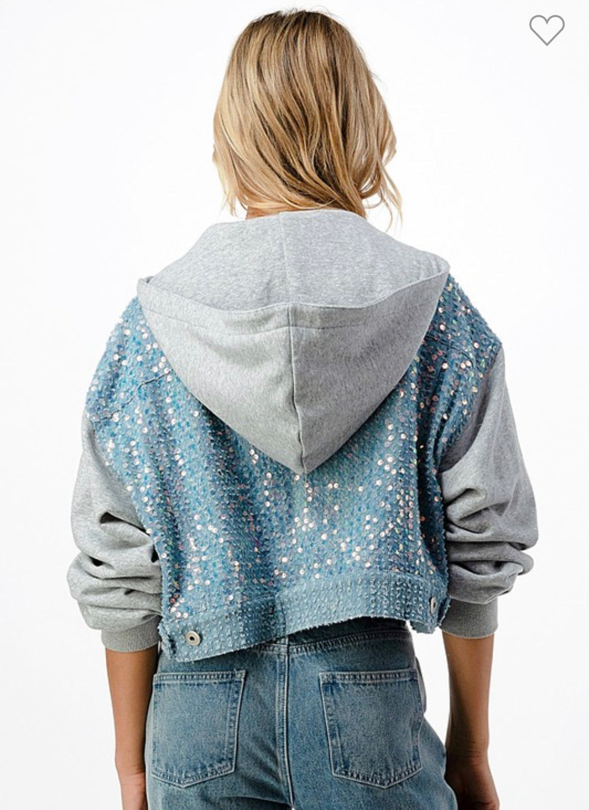 Sequins Denim Jacket