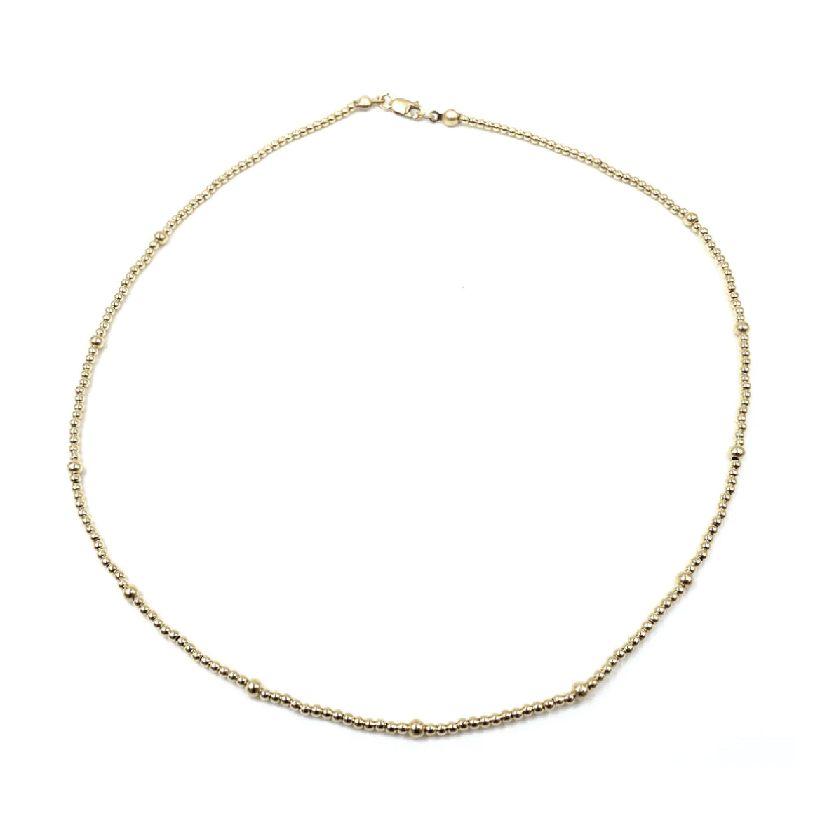 2MM 14K GOLD FILLED WATERPROOF NECKLACE
