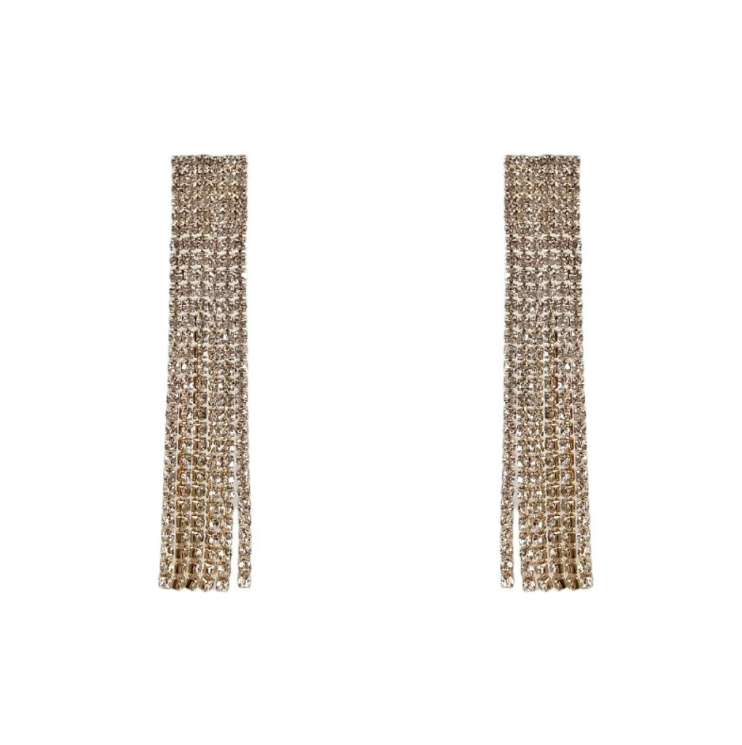 Crystal Fringe Earring