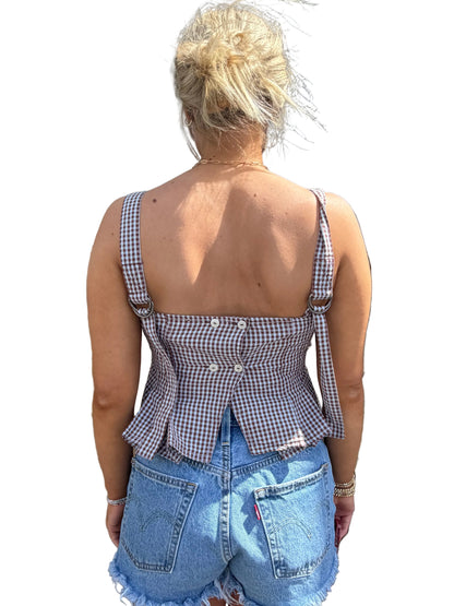 Sunfaded Top lilac combo
