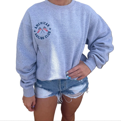 Sailing club graphic sweatshirt