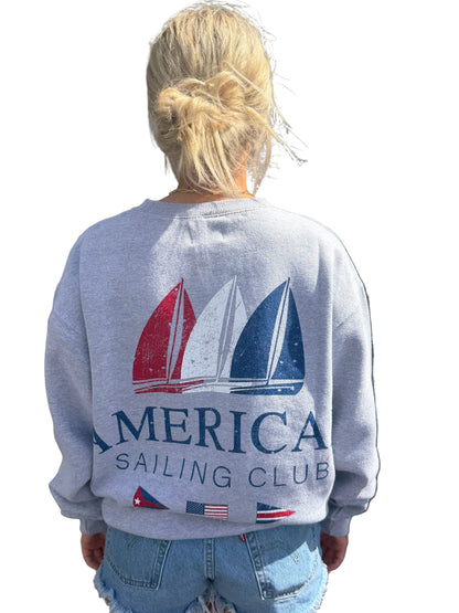 Sailing club graphic sweatshirt