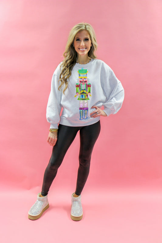 Queen of sparkles nutcracker sweater