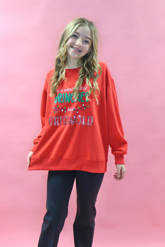 Sweatshirt Sarah grinch world