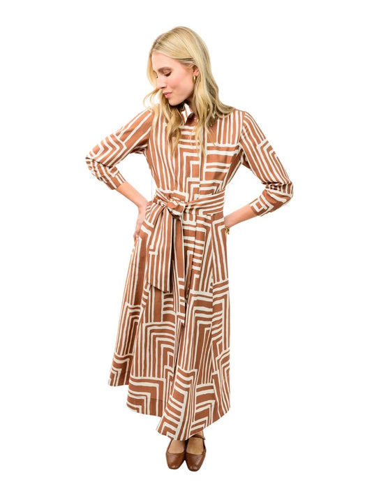 Carmel button front dress