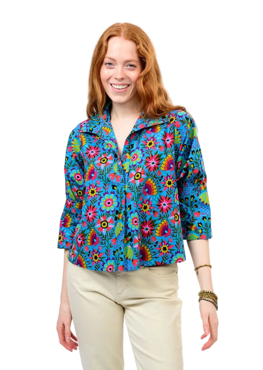 Trinidad popover blouse
