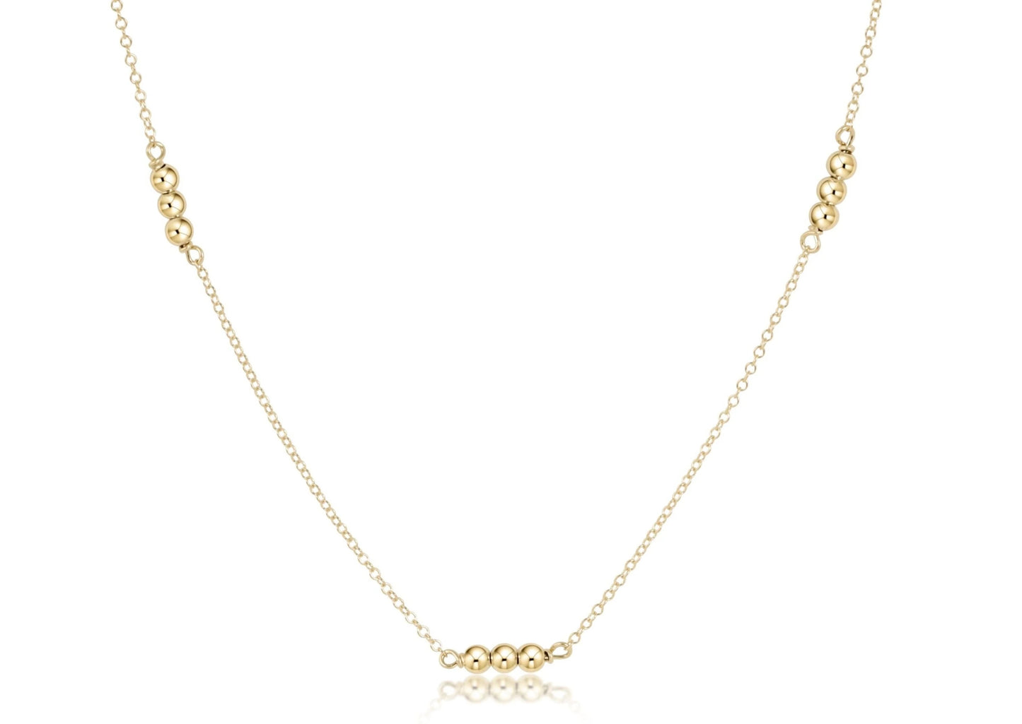 15' Chocker Joy Simplicty CHain Gold 3mm
