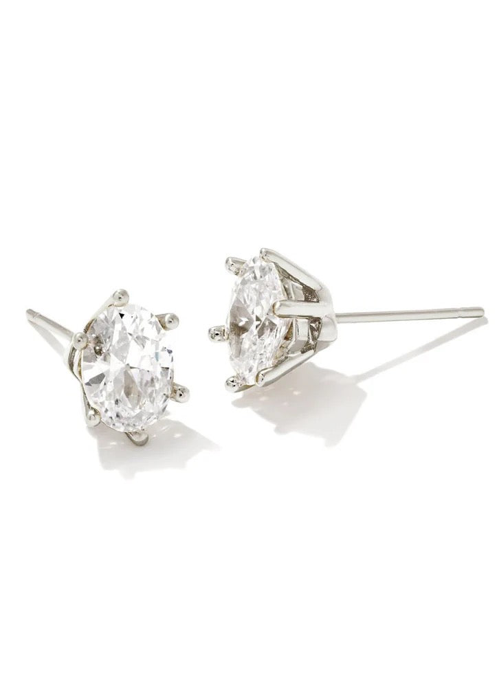 cailin crystal rhod metal earring