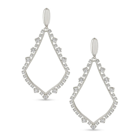 Sophee Crystal Silver Clip On