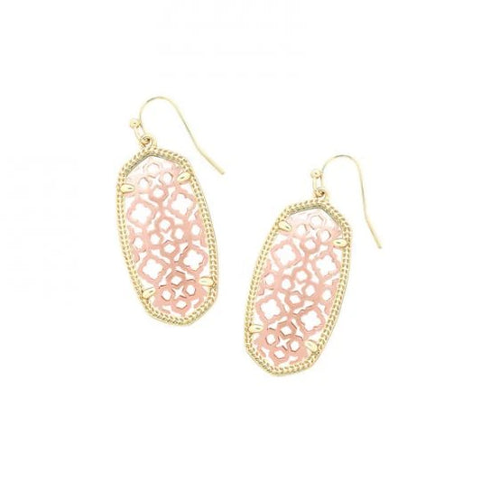 ELLE EARING GOLD FILIGREE MIX