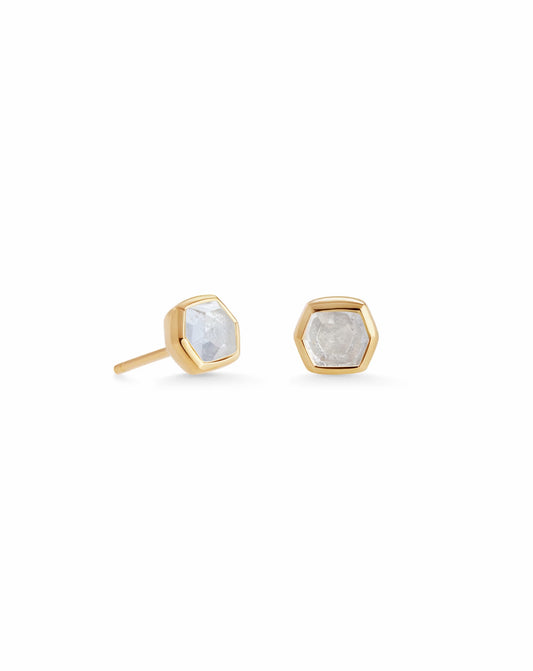 DAVIE STUD EARRINGS 18K GLD