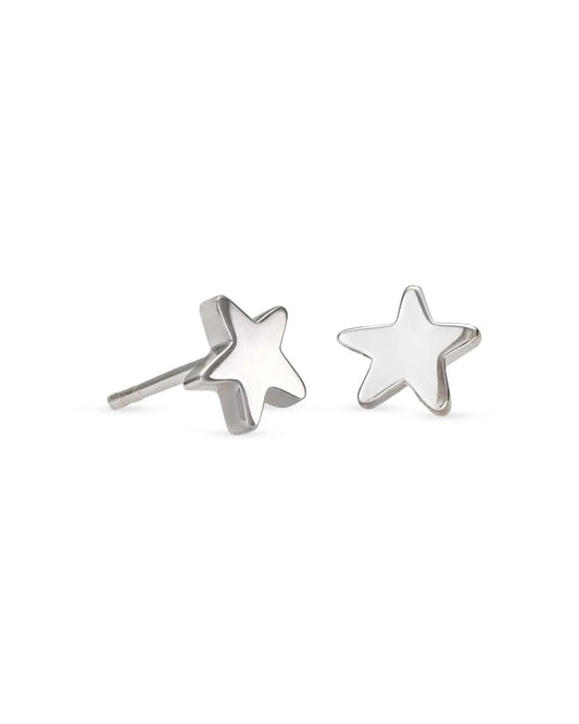 JAE STAR STUD EAR STERLING SILV