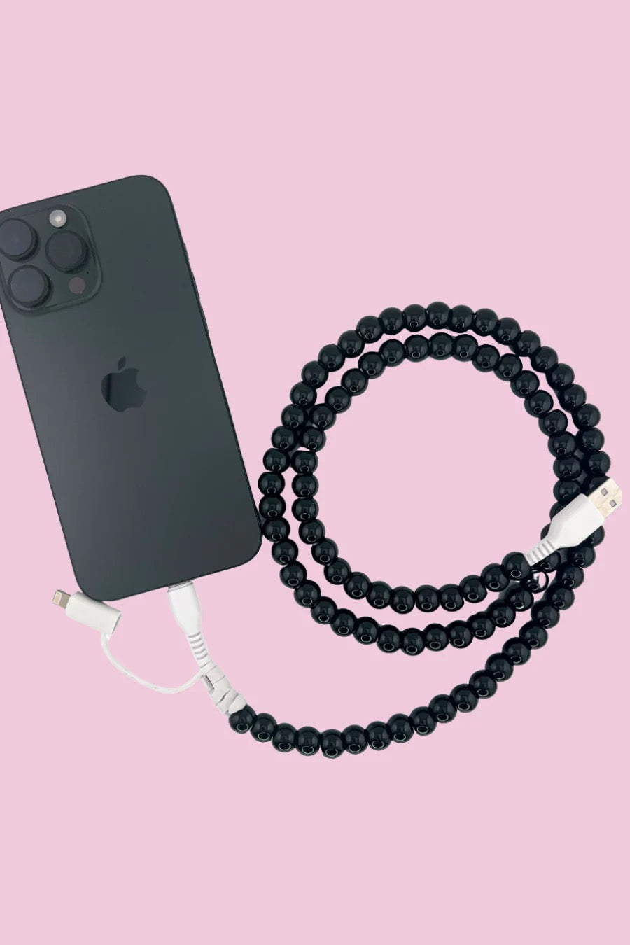 2 IN 1 BEADED CHARGER