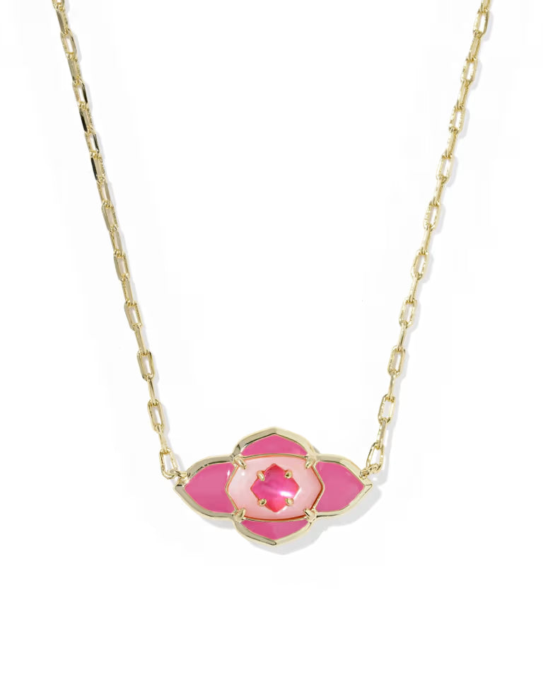 Abbie medallion pendant necklace