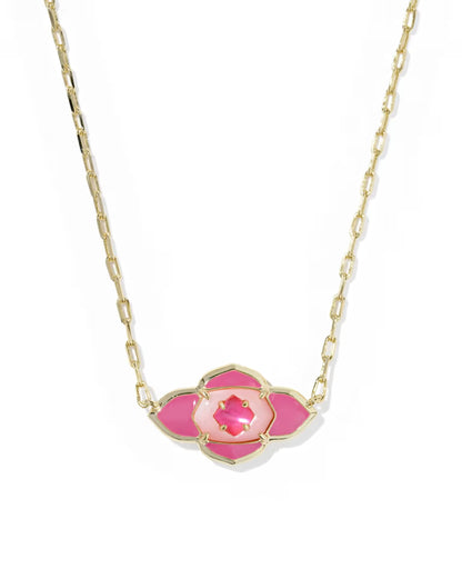 Abbie medallion pendant necklace