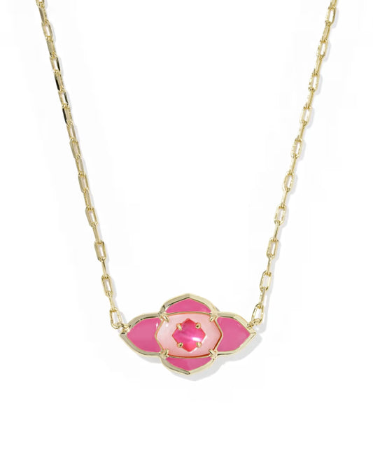 Abbie medallion pendant necklace