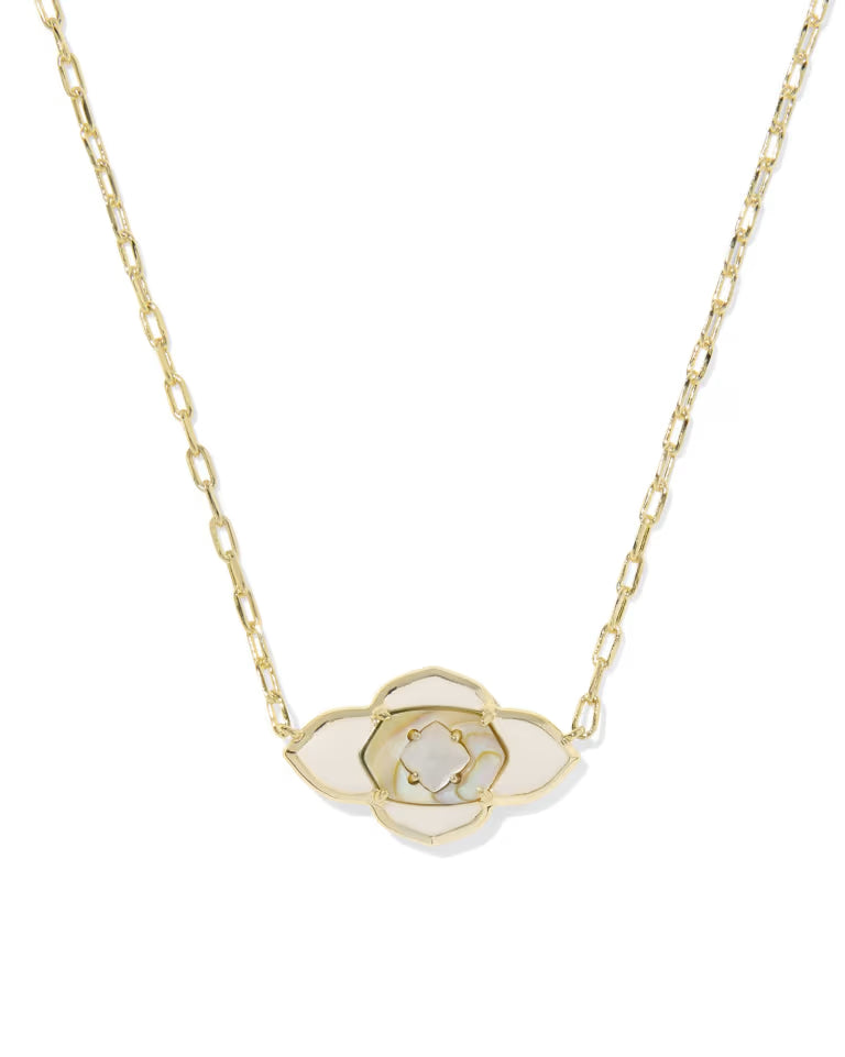Abbie medallion pendant necklace
