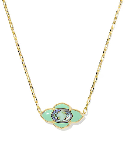 Abbie medallion pendant necklace