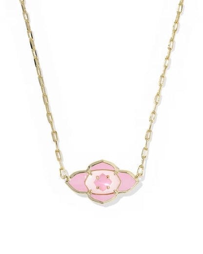 Abbie medallion pendant necklace
