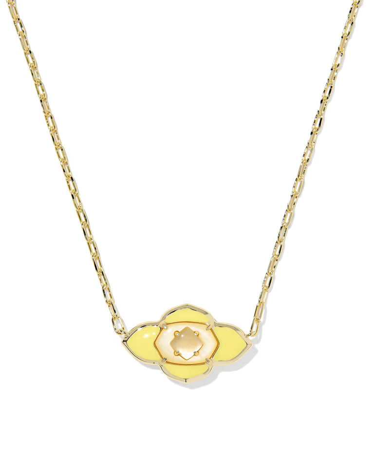 Abbie medallion pendant necklace
