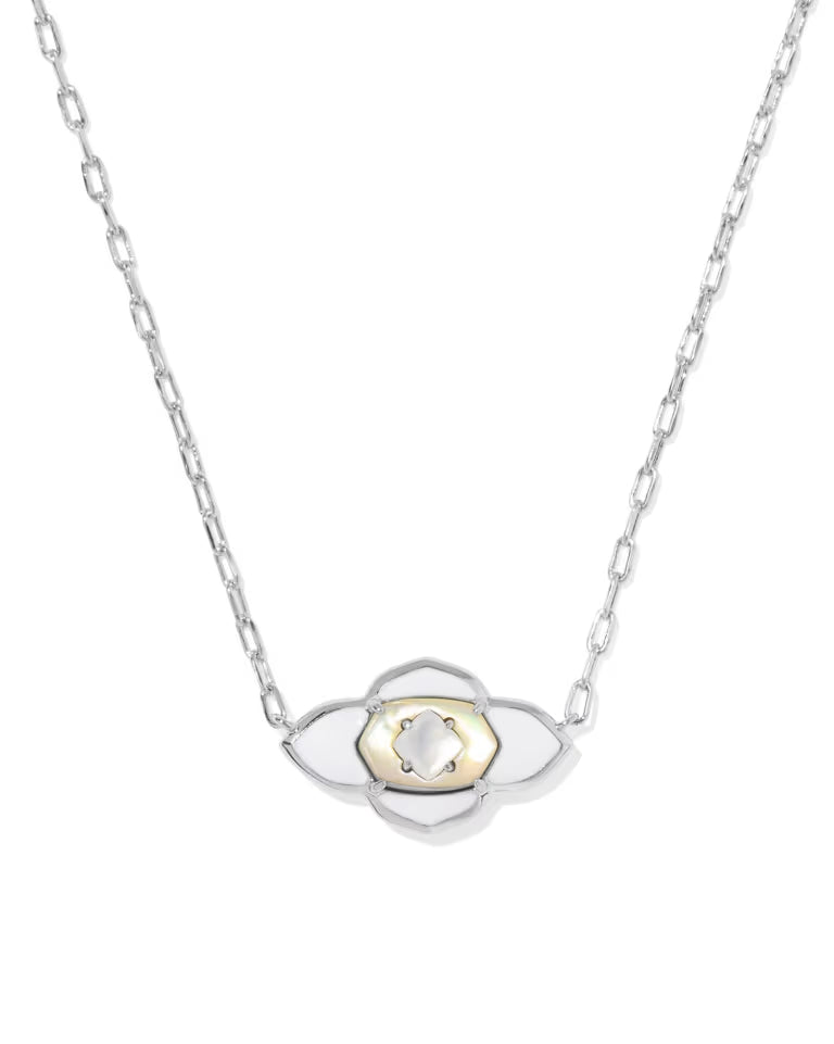 Abbie medallion pendant necklace