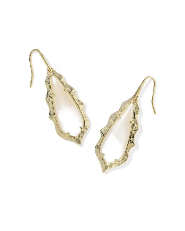 ADRIANA SCALLOP FRAME DROP EARRINGS