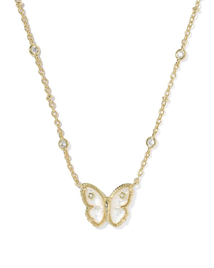 CAILEY BUTTERFLY SHORT PENDANT NECKLACE