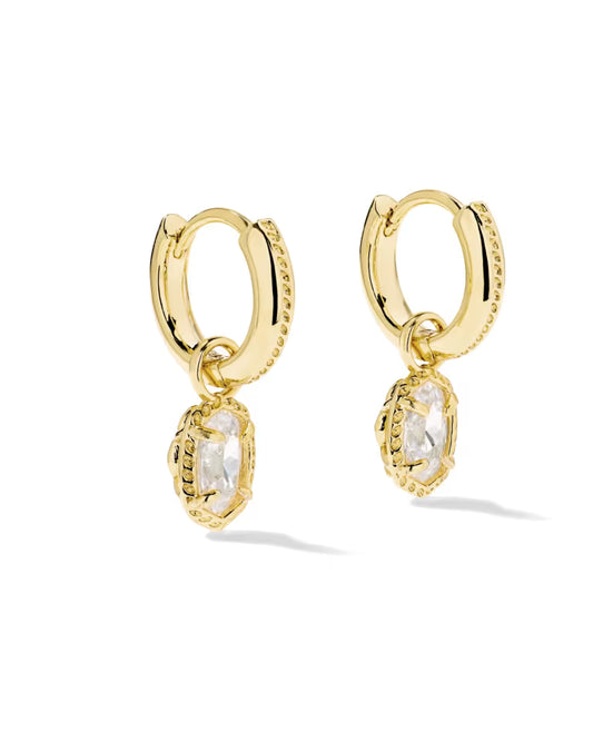 mini elisa huggie luxe earrings