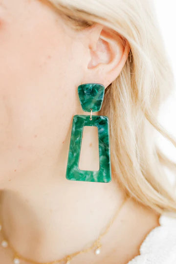 Kennedy Square Dangle Earrings