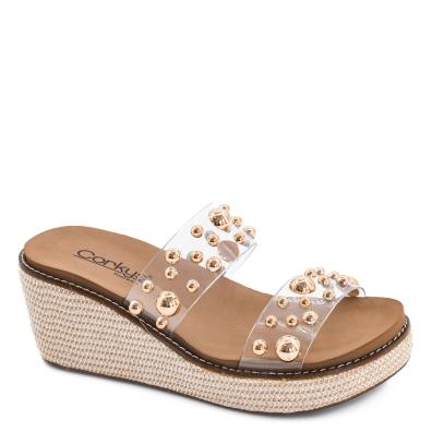 Look who's here studded wedge