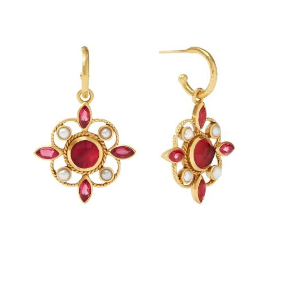 HOOP AND CHARM GOLD