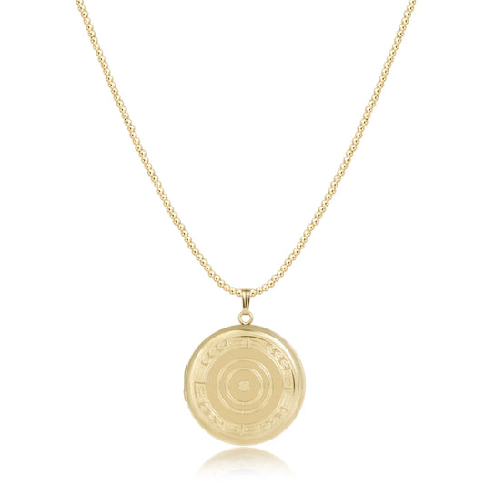 Cherish large gold locket