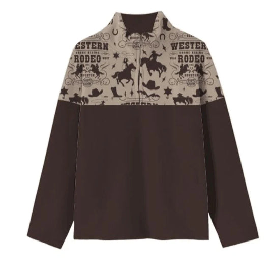 Western Rodeo Fleece Zip Up