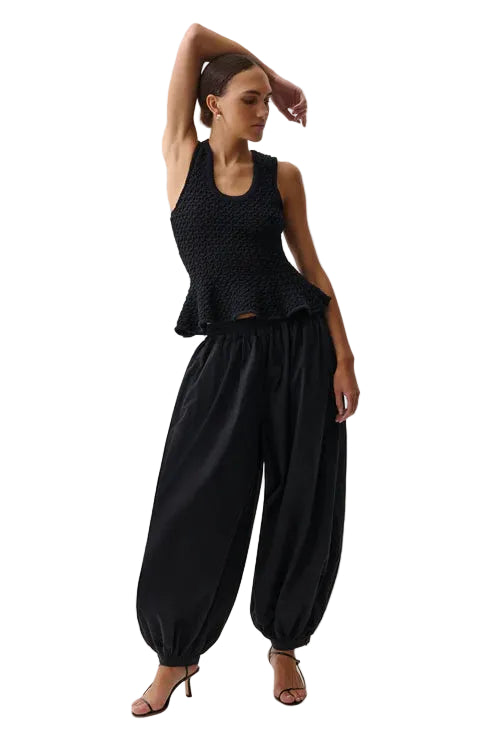 Liya Poplin Balloon Pant