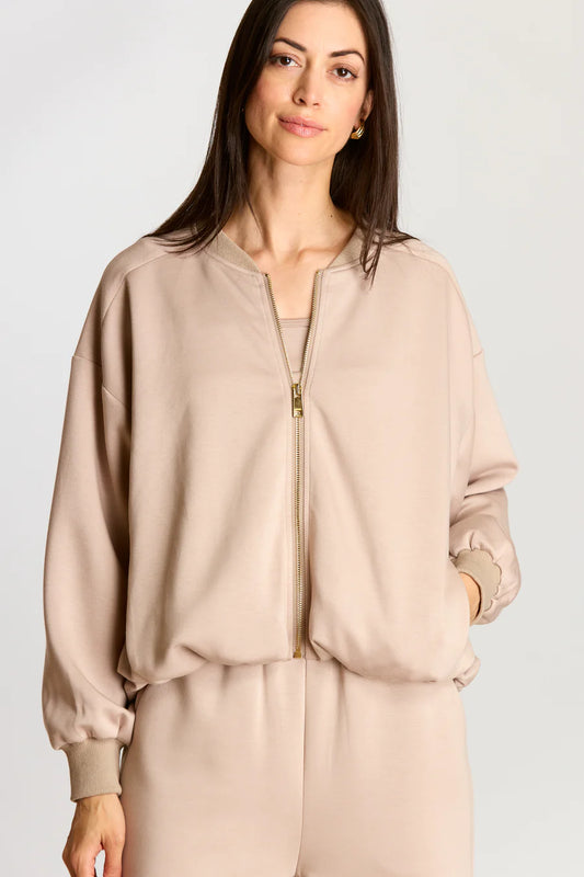 Butter Modal Bomber Jacket